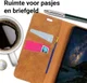 Samsung Galaxy A6 Vintage Portemonnee Hoesje Bruin afbeelding 3