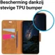 Samsung Galaxy A6 Vintage Portemonnee Hoesje Bruin afbeelding 4