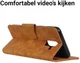 Samsung Galaxy A6 Vintage Portemonnee Hoesje Bruin afbeelding 6