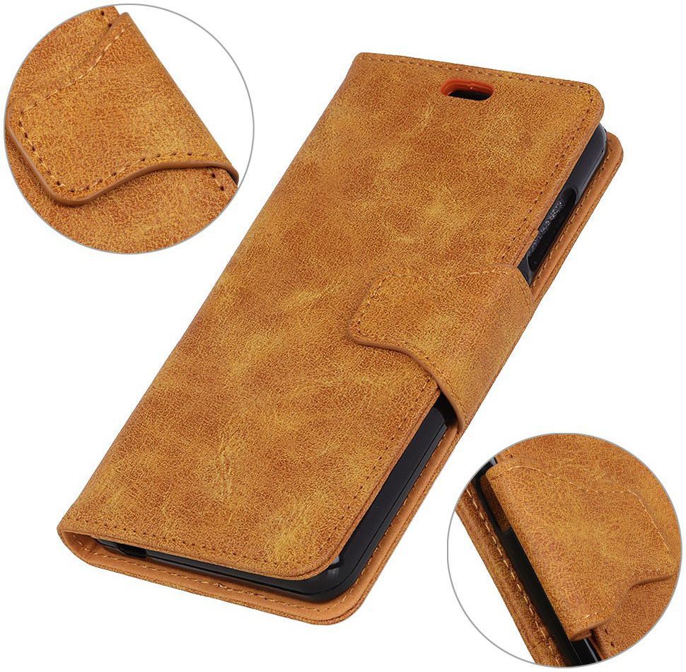 Samsung Galaxy A6 Vintage Portemonnee Hoesje Bruin afbeelding 10