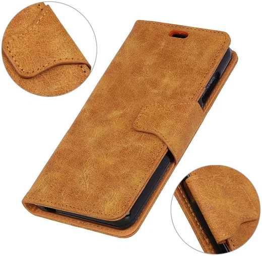 Samsung Galaxy A6 Vintage Portemonnee Hoesje Bruin afbeelding 10