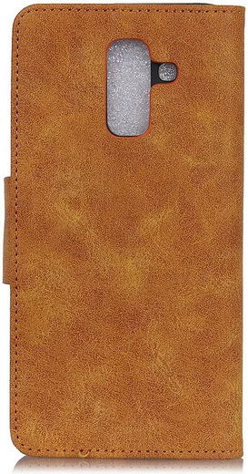 Samsung Galaxy A6 Vintage Portemonnee Hoesje Bruin afbeelding 12