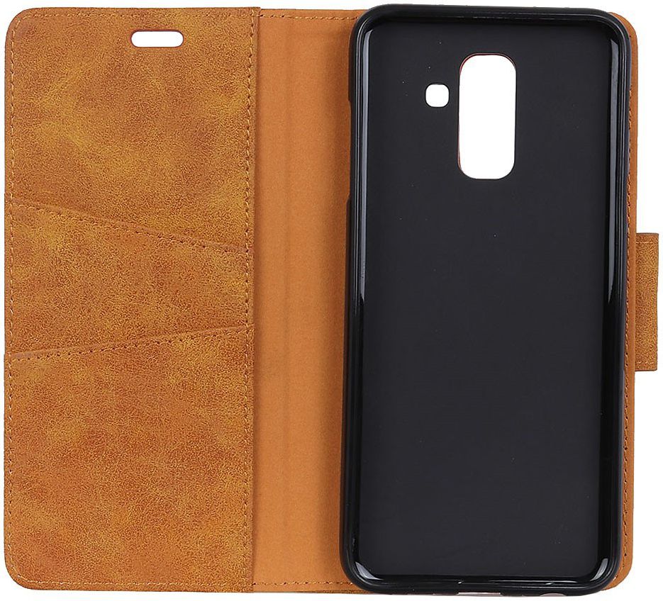 Samsung Galaxy A6 Vintage Portemonnee Hoesje Bruin afbeelding 13
