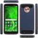 Motorola Moto G6 Stijlvol Hybride Hoesje Blauw afbeelding 2