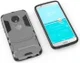Motorola Moto G6 Plus Hybride Hoesje met Kickstand Grijs afbeelding 3
