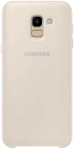 Originele Samsung Galaxy J6 (2018) Dual Layer Cover Goud afbeelding 1