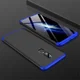 OnePlus 6 Matte Back Cover Zwart Blauw afbeelding 2