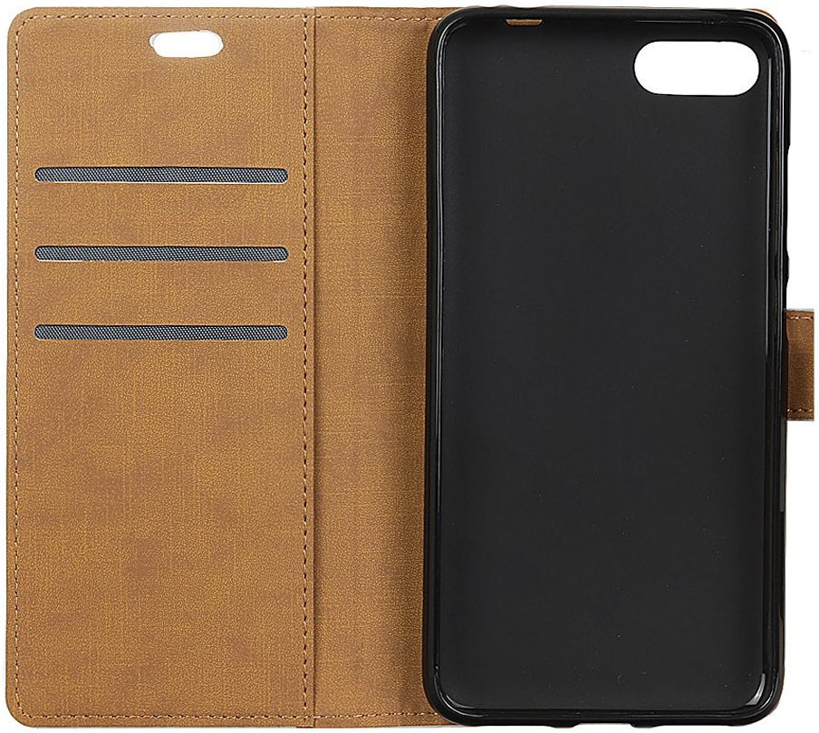 Honor 10 Lederen Wallet Hoesje Wit afbeelding 4