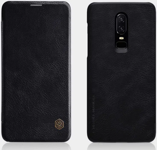Nillkin Qin Series Flip Hoesje OnePlus 6 Zwart afbeelding 11
