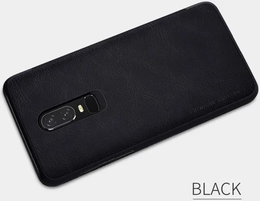 Nillkin Qin Series Flip Hoesje OnePlus 6 Zwart afbeelding 12