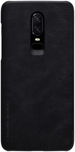 Nillkin Qin Series Flip Hoesje OnePlus 6 Zwart afbeelding 4