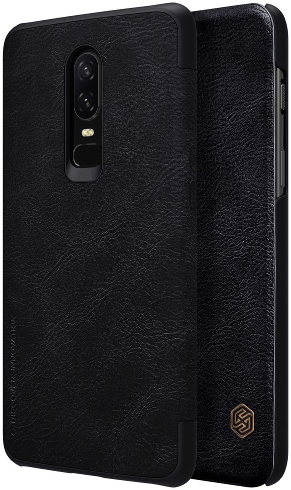 Nillkin Qin Series Flip Hoesje OnePlus 6 Zwart afbeelding 1