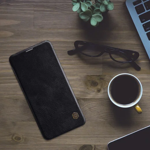 Nillkin Qin Series Flip Hoesje OnePlus 6 Zwart afbeelding 7