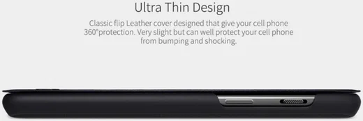 Nillkin Qin Series Flip Hoesje OnePlus 6 Zwart afbeelding 8