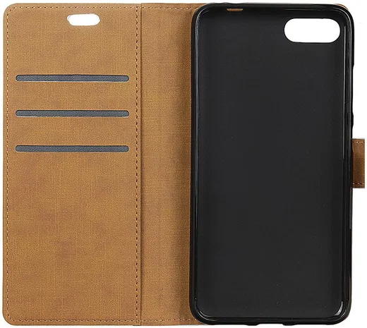 Honor 10 Stijlvol Portemonnee Hoesje Zilver afbeelding 4