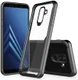 Samsung Galaxy A6 Plus Hybride Transparant Hoesje Rood afbeelding 2