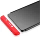 Nokia 7 Plus Matte Back Cover Zwart Rood afbeelding 5