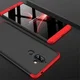 Nokia 7 Plus Matte Back Cover Zwart Rood afbeelding 8