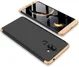 Nokia 7 Plus Matte Back Cover Zwart Goud afbeelding 1