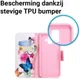Samsung Galaxy A6 Portemonnee Hoesje met Vlinders Print afbeelding 5
