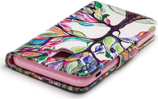 Samsung Galaxy A6 Portemonnee Hoesje met Boom Print afbeelding 11