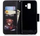 Samsung Galaxy A6 Portemonnee Hoesje met Teddy Print afbeelding 7