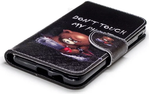Samsung Galaxy A6 Portemonnee Hoesje met Teddy Print afbeelding 11