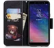 Samsung Galaxy A6 Portemonnee Hoesje met Teddy Print afbeelding 2