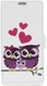 Samsung Galaxy A6 Portemonnee Hoesje met Uil Print afbeelding 1