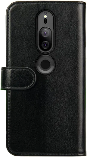 Rosso Element Sony Xperia XZ2 Premium Hoesje Book Cover Zwart afbeelding 2
