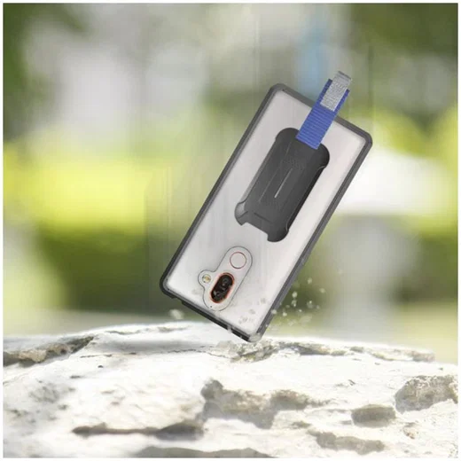 Armor X BX-Series Nokia 7 Plus Robuust Hoesje Transparant Zwart afbeelding 4