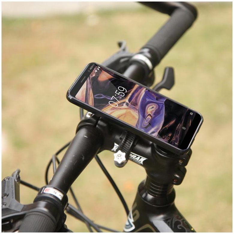 Armor X BX-Series Nokia 7 Plus Robuust Hoesje Transparant Zwart afbeelding 5