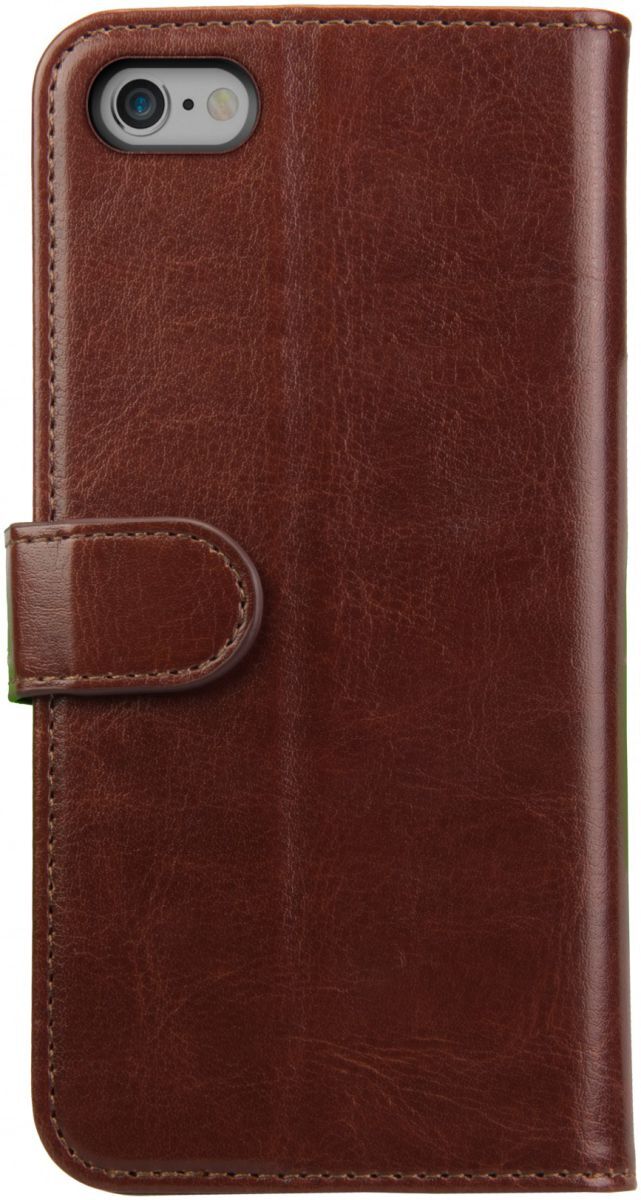 Rosso Element Apple iPhone 6 Plus / 6S Plus Hoesje Book Cover Bruin afbeelding 2