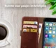 Rosso Element Apple iPhone 6 Plus / 6S Plus Hoesje Book Cover Bruin afbeelding 8