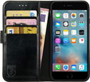 Rosso Element Apple iPhone 6 Plus / 6S Plus Hoesje Book Cover Zwart