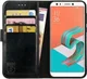 Rosso Element Asus ZenFone 5 Lite Hoesje Book Cover Zwart afbeelding 1