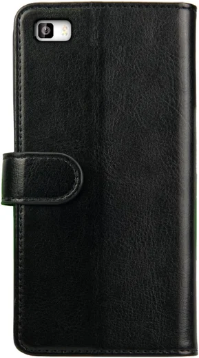 Rosso Element Huawei P8 Lite Hoesje Book Cover Zwart afbeelding 2