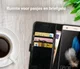 Rosso Element Huawei P8 Lite Hoesje Book Cover Zwart afbeelding 9