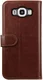 Rosso Element Samsung Galaxy J7 2016 Hoesje Book Cover Bruin afbeelding 5