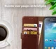 Rosso Element Samsung Galaxy S4 Mini Hoesje Book Cover Bruin afbeelding 8