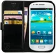Rosso Element Samsung Galaxy S3 Mini Hoesje Book Cover Zwart afbeelding 1