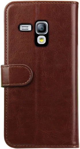 Rosso Element Samsung Galaxy S3 Mini Hoesje Book Cover Bruin afbeelding 4