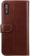 Rosso Element Sony Xperia XZ Hoesje Book Cover Bruin afbeelding 5