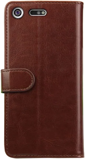 Rosso Element Sony Xperia XZ Premium Hoesje Book Cover Bruin afbeelding 5