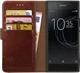 Rosso Element Sony Xperia XA1 Hoesje Book Cover Bruin afbeelding 1