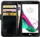 Rosso Element LG G4 Hoesje Book Cover Zwart afbeelding 1