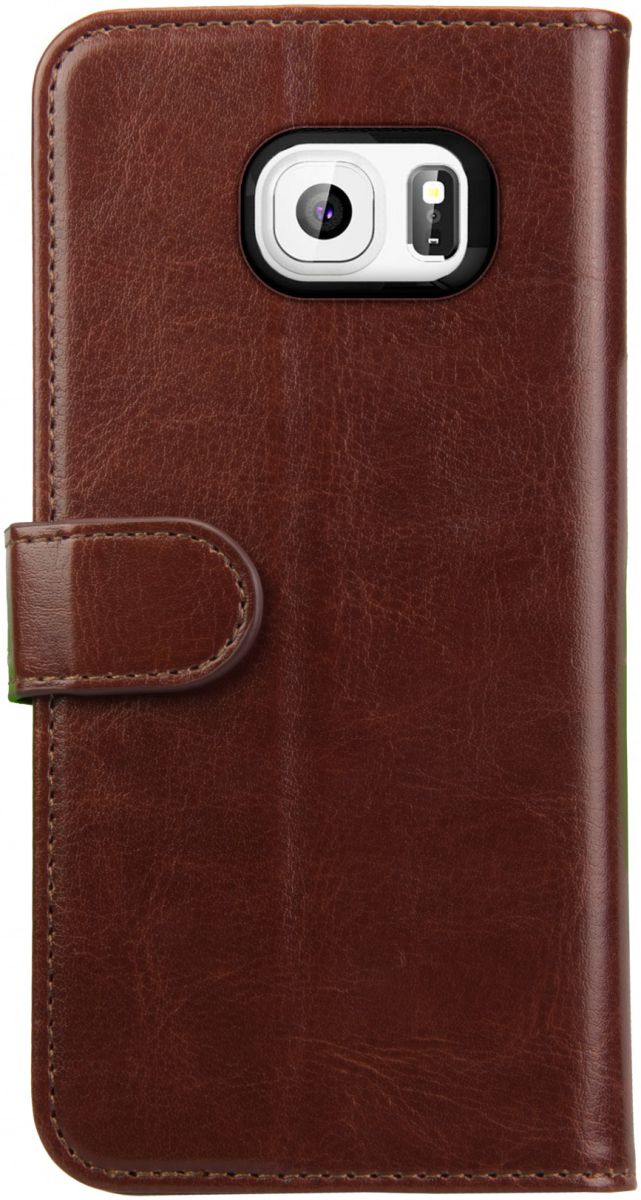 Rosso Element Samsung Galaxy S6 Edge Plus Hoesje Book Cover Bruin afbeelding 4