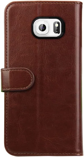 Rosso Element Samsung Galaxy S6 Edge Plus Hoesje Book Cover Bruin afbeelding 4