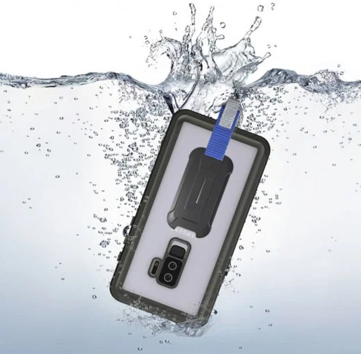 Armor X MX-Series Galaxy S9 Plus Waterdicht Hoesje Transparant Zwart afbeelding 2