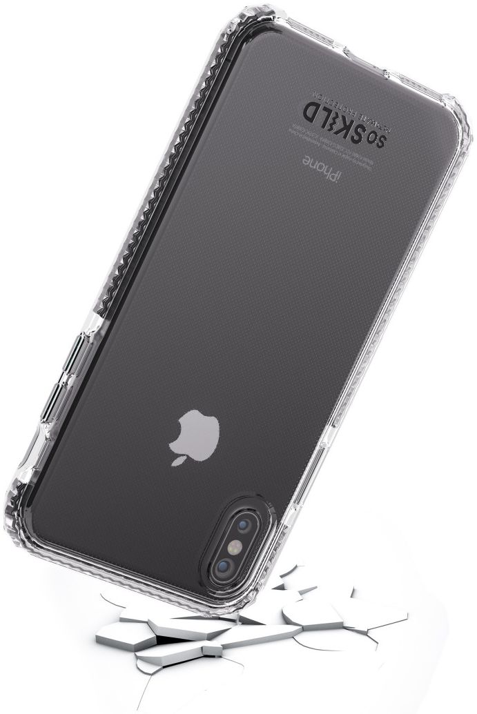SoSkild iPhone XS / X Transparant Hoesje Defend Heavy Impact Backcover afbeelding 2